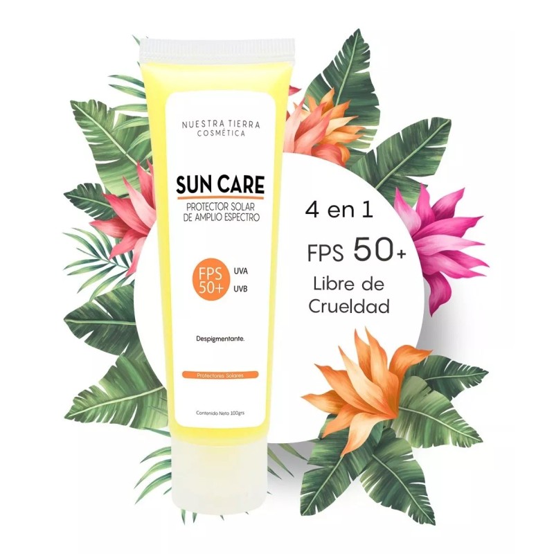 Nuestra Tierra Cosmética Ancestral Protector Solar Despigmentante En Gel Fps