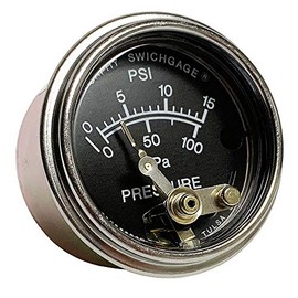 Murphy by Enovation Controls 20P-15, 2" Pressure Swichgage, 0-15 psi (05703101)