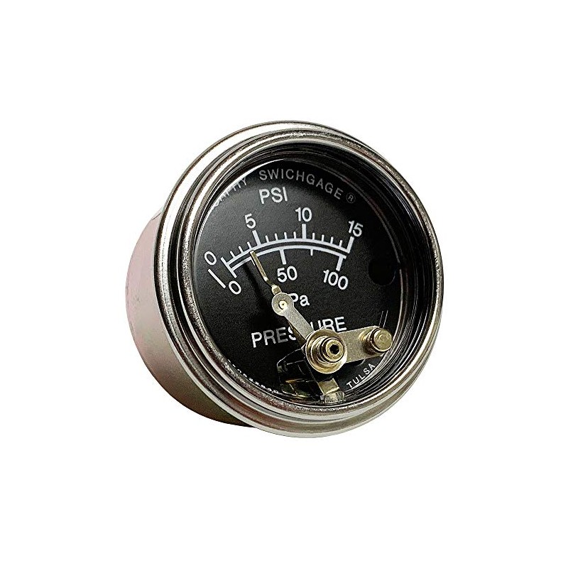 Murphy by Enovation Controls 20P-15, 2" Pressure Swichgage, 0-15 psi
