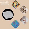 Lotsdonxia Set of 6 Small Rectangular Plastic Containers with Lids,