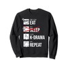 Eat Sleep K-Drama Repeat, Funny Korean Drama KDrama Sweatshirt