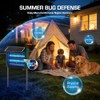 Solar Bug Zapper Outdoor with Dual Solar Panels, PhatroyYee 4500V