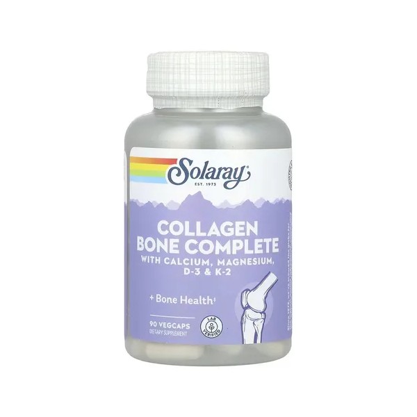 Solaray Colágeno Hueso Completo Vitamina D-3&k-2 90caps Sabor Sin Sabor