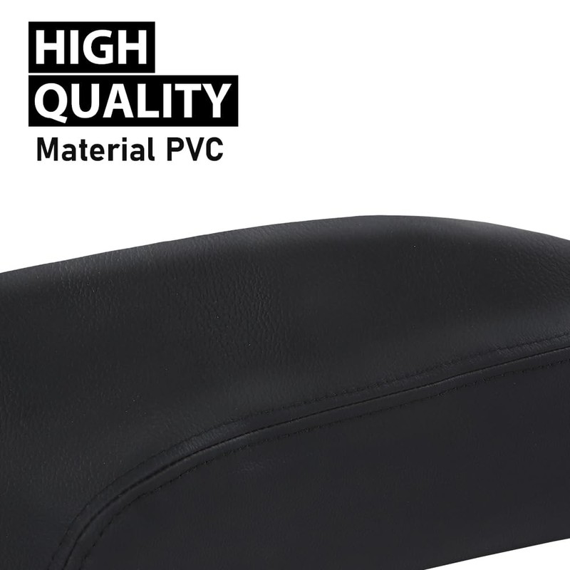 ALLGOOD Leather Console Lid Armrest Cover, Compatible with Ford Explorer
