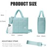 DOYOGI Quilted Crossbody Bags for Women,Small Tote Bag Shoulder Bag,Puffer