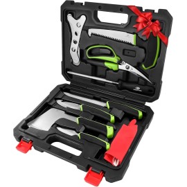 Hunting Field Dressing Kit 10 Piece Portable Butcher Game Processing Set Camping