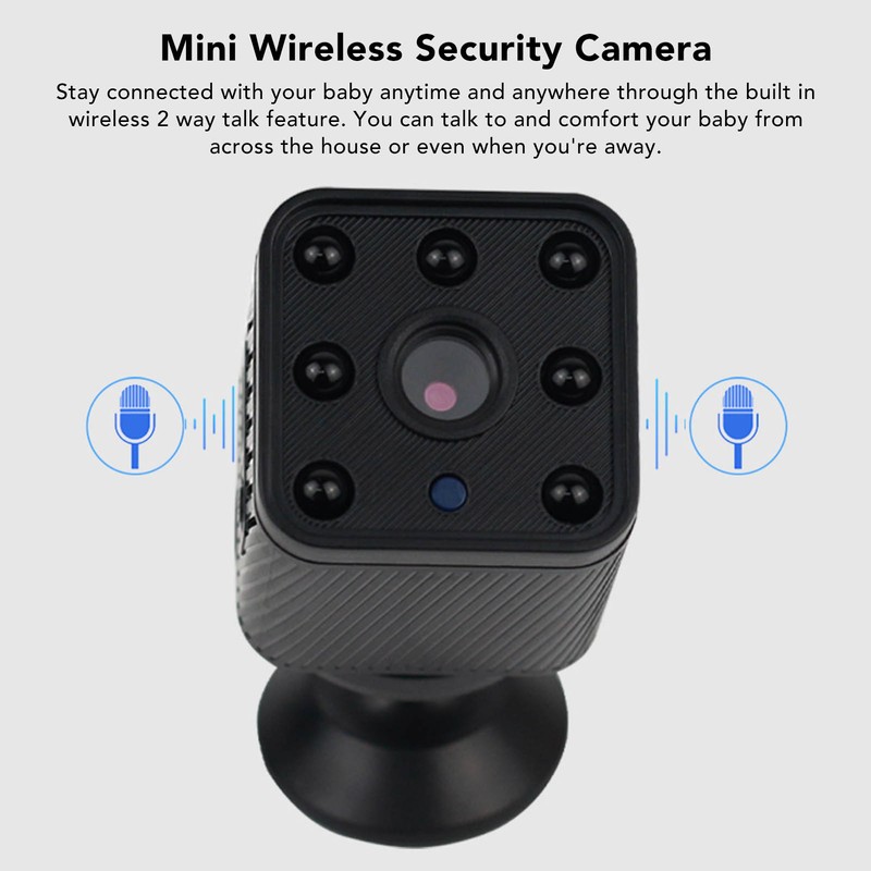 Mini Security Camera for Home Security Baby Monitor 2 Way