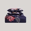 Bebejan Deep Purple Garden 100% Cotton 5 Piece Comforter Set,