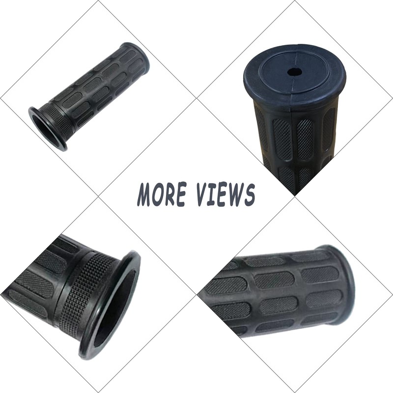 4 Pcs Wheelbarrow Handle 30mm Rubber Cart Handle for Bike