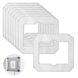 CPENG Pack of 8 for ECOVACS Winbot Mini Family, ECOVACS Window Cleaning Robot Cleaning Pad, Microfibre Cleaning Pad for Ecovacs Winbot Mini, ​W-CC02-0012 Mop Replacement