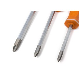 RIFTWILD RIFTWILD JIS Screwdrivers #1, #2, #3 Set (3pcs) - Chrome Vanadium Steel, Magnetic Tips - Ideal for Vintage Machines & Japanese Screws