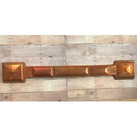 Rival Copper Gutter Straps Downspout Hardware Stamped 1928 Rival Home Building  16"