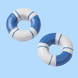 Hobbyfun Lifebuoy, blue, 2.3 cm, pack of 4
