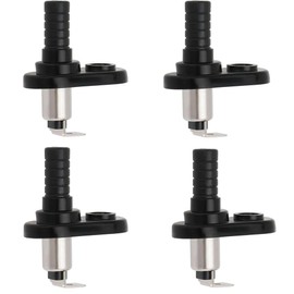 Walquicks 4 Pcs Door Jamb Light Door Switch Door Sensor Switch Alarm Compatible with Honda Compatible with Volkswagen Compatible with 52x35x4.4mm 20A 12V Black for Car Truck Boat