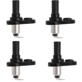 Walquicks 4 Pcs Door Jamb Light Door Switch Door Sensor Switch Alarm Compatible with Honda Compatible with Volkswagen Compatible with 52x35x4.4mm 20A 12V Black for Car Truck Boat