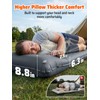 Sleeping Pad, Thick 6.3 Inch Inflatable Camping Mattress with High