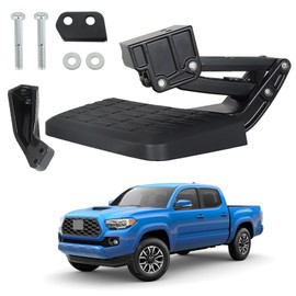 SEBLAFF Retractable Rear Bed Bumper Tailgate Black Step Replacement for 2012-2023 Tacoma Truck PT392-35100