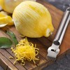 DCdray Stainless Steel Lemon Grater Zester with Orange Citrus Peeler