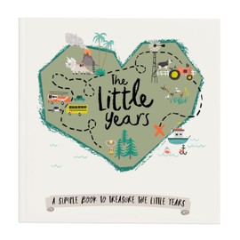 Lucy Darling Baby Journal - Stylish, Eco-Friendly 106 Pages for Recording Precious Milestones, Just Add Photos and Writing