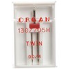 Alfa-organ Twin Needle for Sewing Machine nº90, Stainless Steel