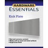 Hardware Essentials 852745 Aluminum Non-Magnetic, Screw-In, Door Kick Plate 8"