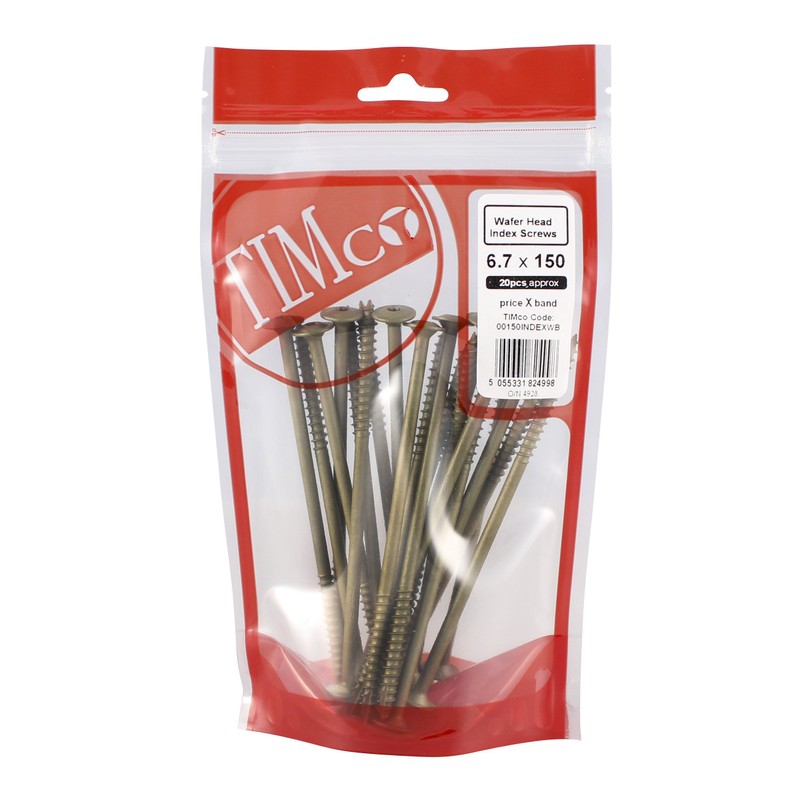 TIMCO Timber Screw – Wafer Head – Exterior Green –