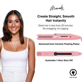 Mermade Hair | 1.1" Straightener | Flat Iron for Straight Sleek Hair
