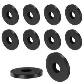 QUARKZMAN Rubber Spacers 40mm OD x 15mm ID x 5mm Height Round Anti Vibration Spacers Rubber Bushing Grommets Thick Rubber Washers Pack of 8