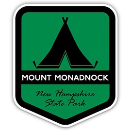 Squiddy Mount Monadnock State Park New Hampshire - Vinyl Sticker for Car, Laptop, Notebook (5" high)