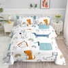 Smell Sunshine Kids Comforter Set Cartoon Dog Printed Pattern Bedding