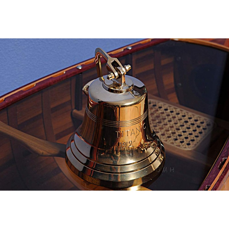 Old Modern Handicrafts 6-Inch Titanic Ship Bell - Golden Titanic