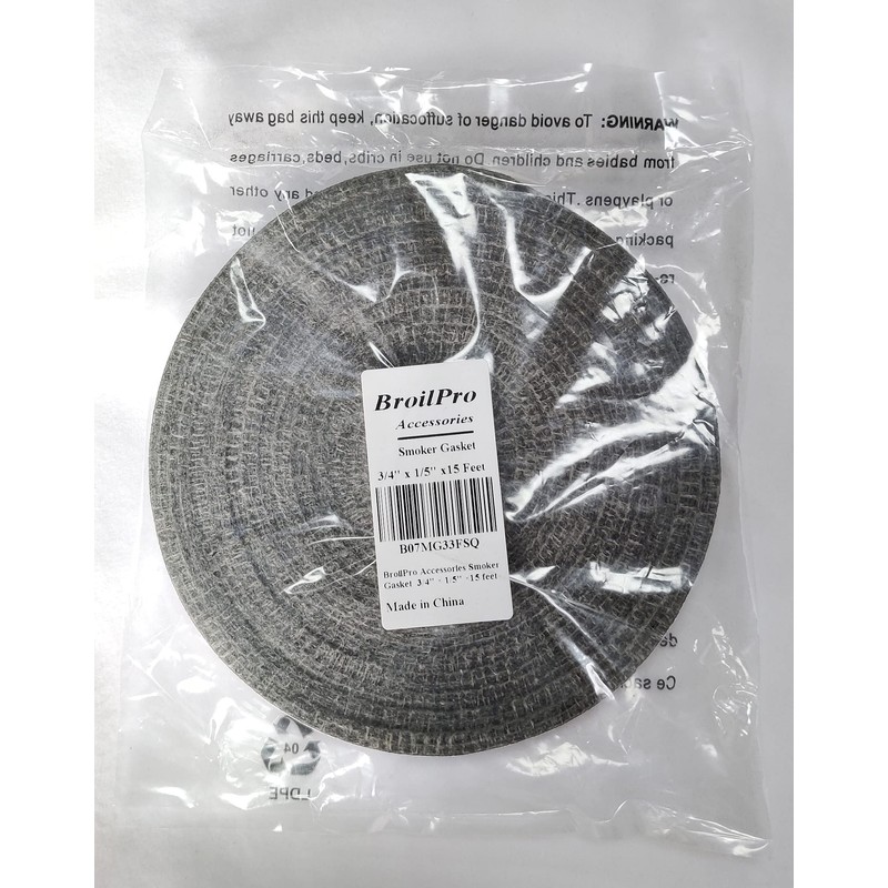 BroilPro Accessories High Temp BBQ Smoker Gasket Self Stick Felt