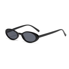 YAMEIZE Retro Small Oval Sunglasses for - Women Men Classic Oval Glasses Vintage Shades Outdoor