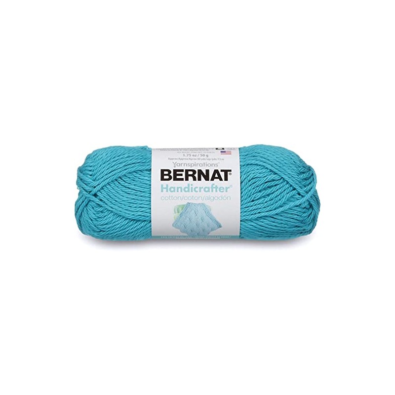 Bernat Handicrafter Cotton Yarn - Solids - Mod Blue