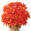 Collections Etc. Artificial Chrysanthemums, Low-Maintenance Colorful Artificial Flower Bouquets, Set
