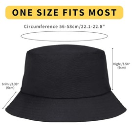 MOAZIFI Fischerhut Herren, Fischerhut Unisex Bucket Hat Sonnenhut Schutz Sonnenhut, Anglerhut Herren Camping Wandern Strandsport 58-60cm