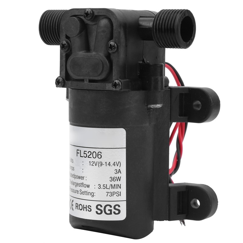 Diaphragm Water Pump Electric Mini Pumping Tool 73PSI 3.5L/MIN G1/2in