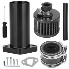 CILOYU Performance Intake Manifold Inlet Pipe Kit for PWK 24mm 28mm PE Carburetor Predator 212 224 196cc 200cc Engine Coleman Mini Bike CT200U BT200X KT196 Baja Warrior MB200 GX200 6.5hp Go Kart Parts