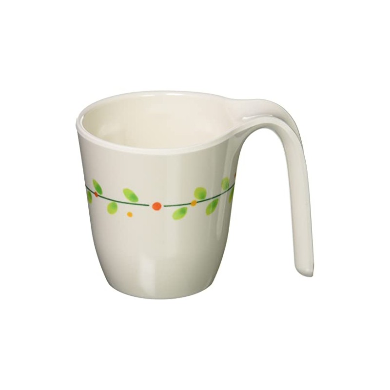 Shinano Chemical Industries 971820 Melamine Tableware, Leafia UD Mug, Large