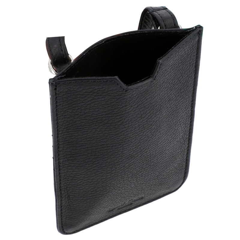 Gusti Ala Women's Leather Shoulder Bag Vintage Black Leather, black