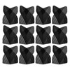 PATIKIL Dart Flights, 12 Pack PET Standard Darts Accessories Replacement