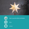 EGLO Table Lamp with Poinsettia, Decorative Star Illuminated Made of