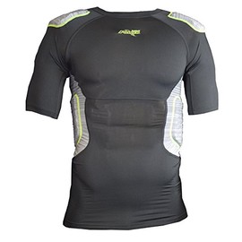 Power Amp Integrated Shirt (Adult & Youth), Black , Adult Large