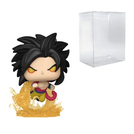 POP! Plus Animation: Dragon Ball GT - Super Saiyan 4 Goku (Dragon Fist) #2077 Exclusive Bundled with Compatible Box Protector Case