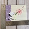 Current Snoopy Note Card Blowing Dandelion Make A Wish Peanuts