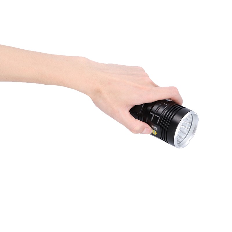 LED Flashlight XMT6 LED 15000lm USB Rechargeable IP65 Waterproof Outdoor