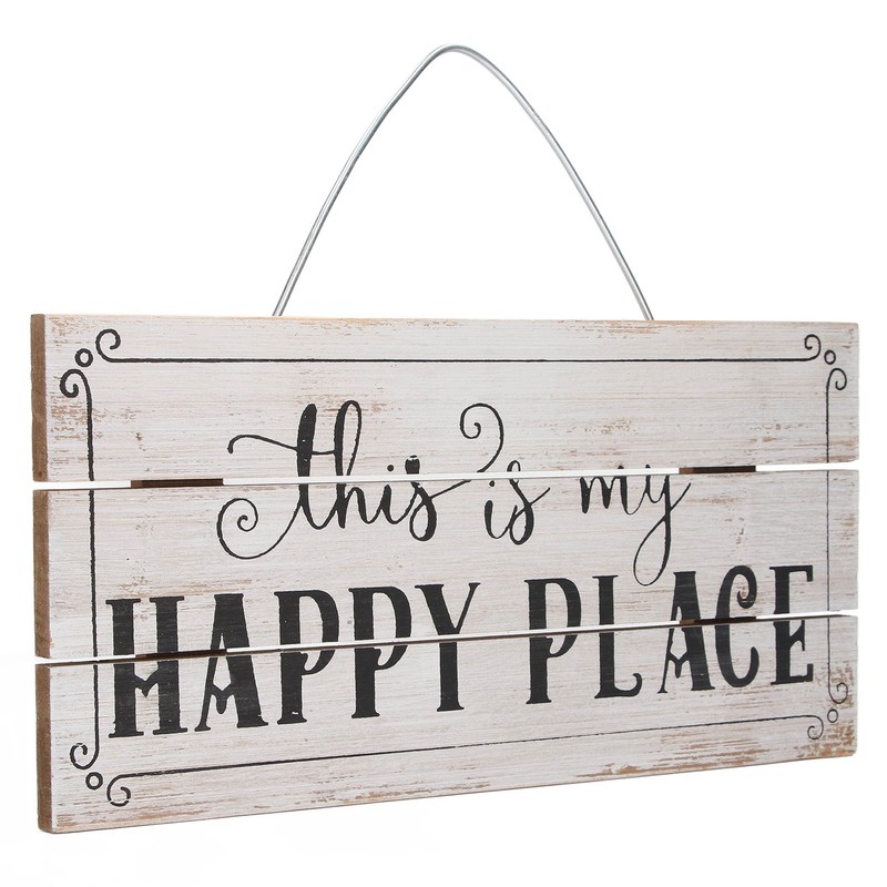Decorative Wooden Sign Novel Waterproof Table Sign Hanging Decoration with