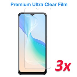MEZON [3 Pack] Ultra Clear Screen Protector Film for Vivo Y22s – Case Friendly, Shock Absorption (Vivo Y22s, Clear)
