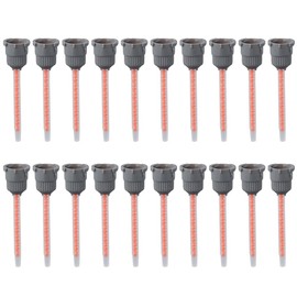Upluckey Mixer Tubes 20pcs Simple Operation 2.91 Inch Plastic Resin Mixing Tip Light Plastic Mixing Nozzles