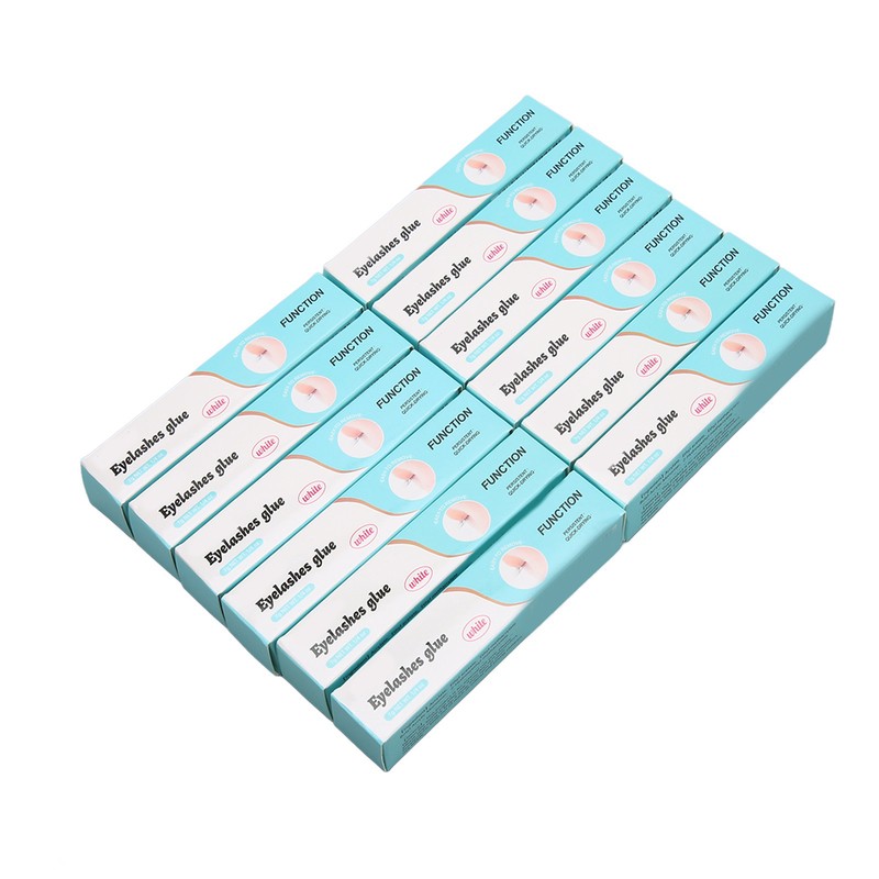 12PCS False Eyelash Glue Waterproof Fast Dry Lasting Maintenance Transparent